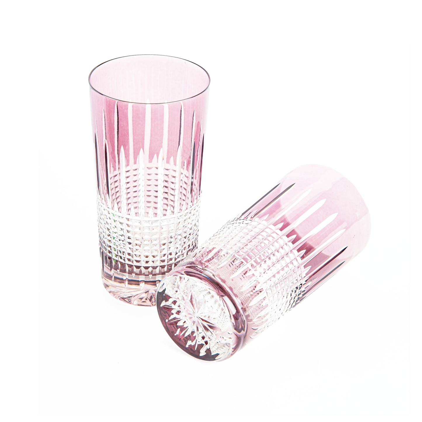 Miecz Crystal Lavender Highball Glasses - Set of 2