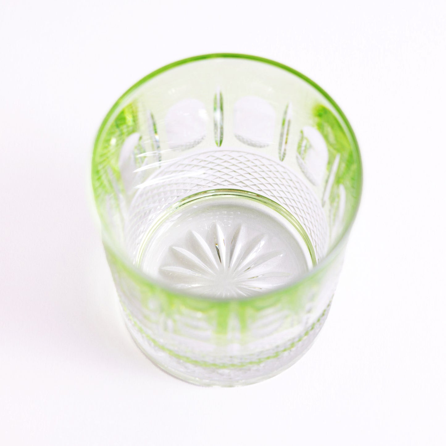 Francuz Crystal Tumblers - Set of 2 in Light Green