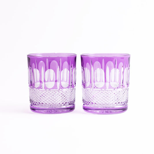 Francuz Crystal Tumblers - Set of 2 Light Purple