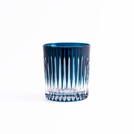 Linia Crystal Tumblers - Set of 2 in Turquoise