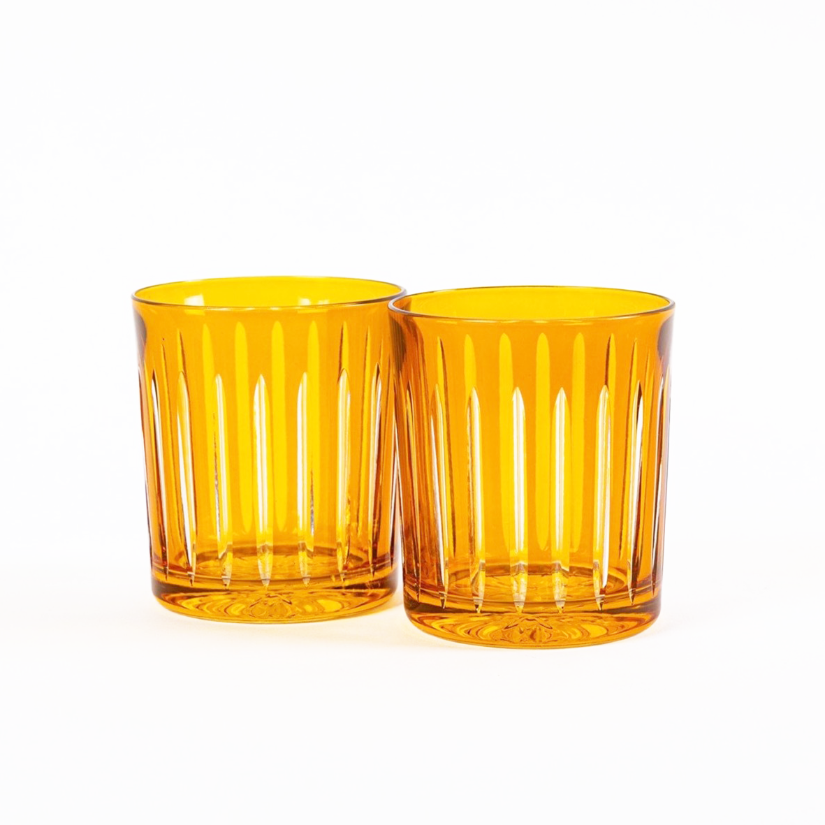 Pasek Crystal Tumblers - Set of 2 in Gold