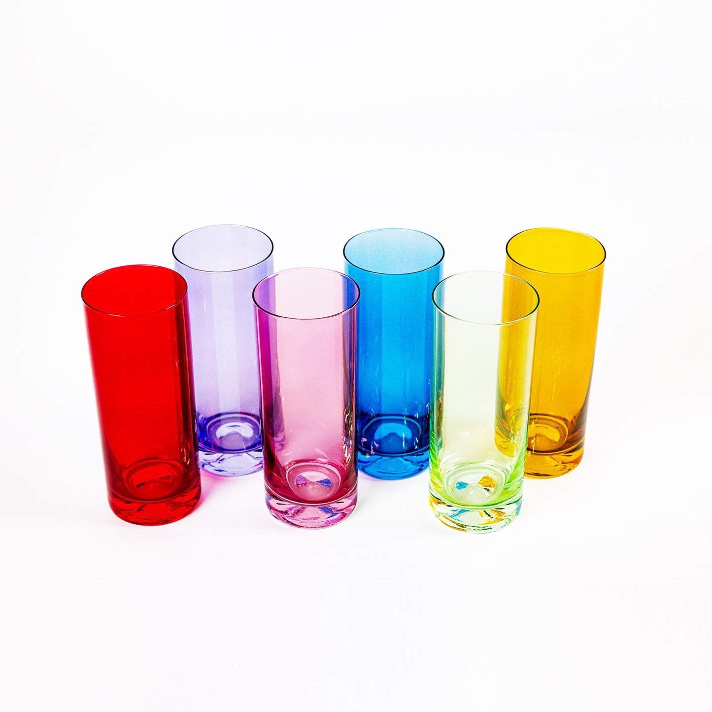 Tecza Crystal Tall Glasses - Set of 6